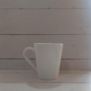 Taza Cónica Blanca Premium