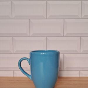 Taza Bombé turquesa