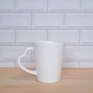 Taza Cónica asa corazón