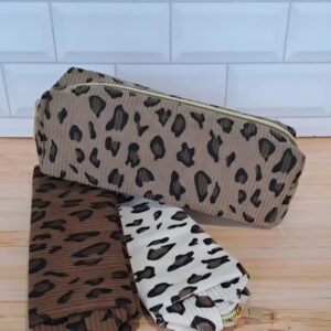 Cartuchera Corderoy Animal Print